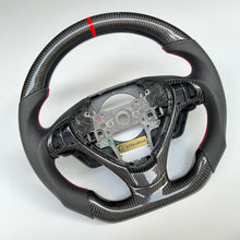 Load image into Gallery viewer, CCexcellent For Acura ZDX 2009 2010 2011 2012 carbon fiber steering wheel with black perforated leather sides