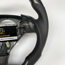Load image into Gallery viewer, CCexcellent For Acura TSX 2004 2005 2006 2007 2008 carbon fiber steering wheel with black perforated leather sides