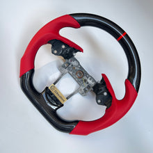 Load image into Gallery viewer, CCexcellent For Acura TL 2009 2010 2011 2012 2013 2014 carbon steering wheel with red perforated leather sides