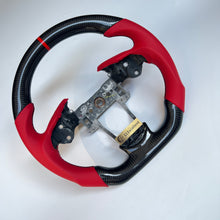 Load image into Gallery viewer, CCexcellent For Acura ZDX 2009 2010 2011 2012 carbon fiber steering wheel with red perforated leather sides