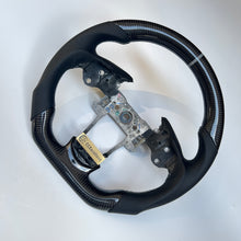 Load image into Gallery viewer, CCexcellent For Acura ZDX 2009 2010 2011 2012 carbon fiber steering wheel with black perforated leather sides