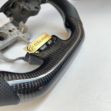 Load image into Gallery viewer, CCexcellent For Acura ZDX 2009 2010 2011 2012 carbon fiber steering wheel with black perforated leather sides