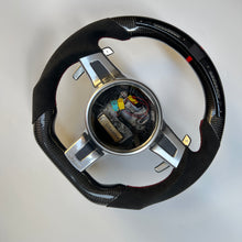 Load image into Gallery viewer, CCexcellent For Porsche Panamera 2009 2010 2011 2012 2013 2014 2015 2016 carbon fiber steering wheel with black Italian alcantara sides
