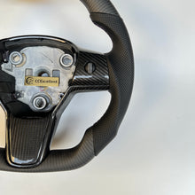 Load image into Gallery viewer, CCexcellent For Tesla 2017 2018 2019 2020 2021 Model Y carbon fiber steering wheel