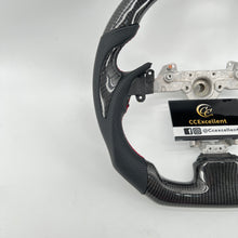 Load image into Gallery viewer, CCexcellent For Infiniti G37 2008/2009/2010/2011/2012/2013 carbon fiber steering wheel with thumbgrips 3