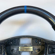 Load image into Gallery viewer, CCexcellent For Ford focus mk3 ST/RS 2015-2018 blue wire&silver wire carbon fiber steering wheel