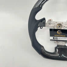 Load image into Gallery viewer, CCexcellent For Infiniti G37 2008/2009/2010/2011/2012/2013 black carbon fiber steering wheel-2