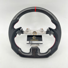 Load image into Gallery viewer, CCexcellent For Infiniti G37 2008/2009/2010/2011/2012/2013 black carbon fiber steering wheel with perforated leather 1