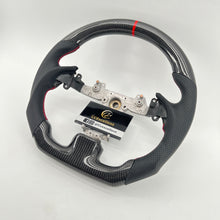 Load image into Gallery viewer, CCexcellent For Infiniti G37 2008/2009/2010/2011/2012/2013 black carbon fiber steering wheel with perforated leather 4