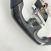 Load image into Gallery viewer, CCexcellent For Infiniti G37 2008/2009/2010/2011/2012/2013 black carbon fiber steering wheel with perforated leather 4