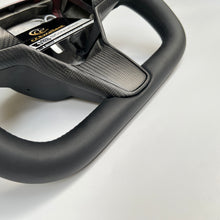 Load image into Gallery viewer, CCexcellent For Tesla Model Y 2017-2021 carbon fiber steering wheel with Yoke design