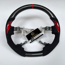Load image into Gallery viewer, CCExcellent for Toyota Tundra 2007-2013 carbon fiber steering wheel red thumbgrips