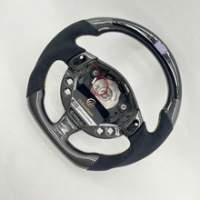 Load image into Gallery viewer, CCexcellent For 2008 2009 2010 2011 2012 2013 2014 2015 2016 2017 2018 2019 Maserati Gran Turismo carbon fiber LED steering wheel with Black Italian alcantara sides