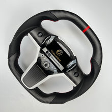 Load image into Gallery viewer, CCexcellent For Tesla Model Y 2017-2021 carbon fiber steering wheel flat top flat bottom