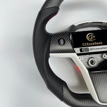 Load image into Gallery viewer, CCexcellent For Tesla Model Y 2017-2021 carbon fiber steering wheel flat top flat bottom