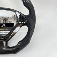 Load image into Gallery viewer, CCexcellent For Infiniti G37 2008/2009/2010/2011/2012/2013 carbon fiber steering wheel with black perforated leather 7