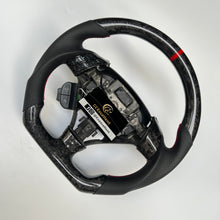 Load image into Gallery viewer, CCexcellent For Acura 2004 2005 2006 2007 2008 TSX carbon fiber steering wheel with black perforated leather sides
