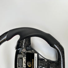 Load image into Gallery viewer, CCexcellent For Acura 2004 2005 2006 2007 2008 TSX carbon steering wheel with black perforated leather sides