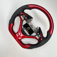 Load image into Gallery viewer, CCexcellent For Acura TSX 2009 2010 2011 2012 2013 2014 carbon fiber steering wheel with black perforated leather sides