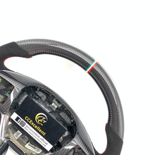 Load image into Gallery viewer, CCexcellent For Maserati Quattroporte GTS 2013 2014 2015 2016 2017 2018 2019 carbon fiber steering wheel with black Italian alcantara sides