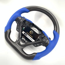 Load image into Gallery viewer, CCexcellent For Acura TL 2009 2010 2011 2012 2013 2014 carbon fiber steering wheel with blue perforated leather sides