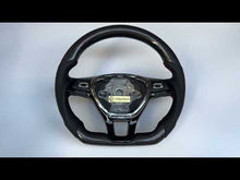 Load and play video in Gallery viewer, CCExcellent For Volkswagen VW Jetta 7 carbon fiber steering wheel