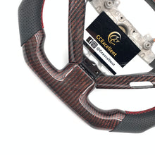 Load image into Gallery viewer, CCexcellent For Infiniti G37 2008/2009/2010/2011/2012/2013 carbon fiber steering wheel with red wire 2