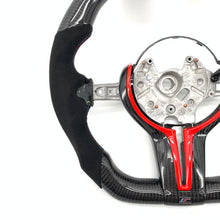 Load image into Gallery viewer, Ccexcellent-BMW F series M1 M2 F87 M3 F80 M4 F82 F83 carbon fiber steering wheel with trim cover