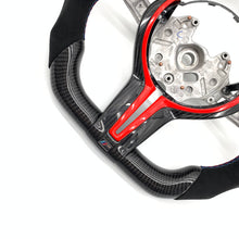 Load image into Gallery viewer, Ccexcellent-BMW F series M1 M2 F87 M3 F80 M4 F82 F83 carbon fiber steering wheel with trim cover