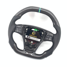 Load image into Gallery viewer, CCexcellent For S40-2018 volvo carbon fiber steering wheel with perforated leather
