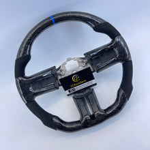 Load image into Gallery viewer, CCExcellent For Ford Mustang 2010-2014 Purple Wire Carbon Fiber Steering Wheel with 9040 Alcantara and Airbag cover

