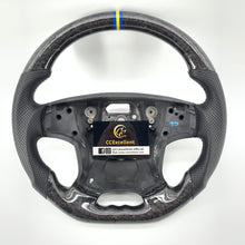 Load image into Gallery viewer, CCexcellent For S80 2007-2008 Volvo carbon fiber steering wheel with forged carbon fiber top&amp;bottom
