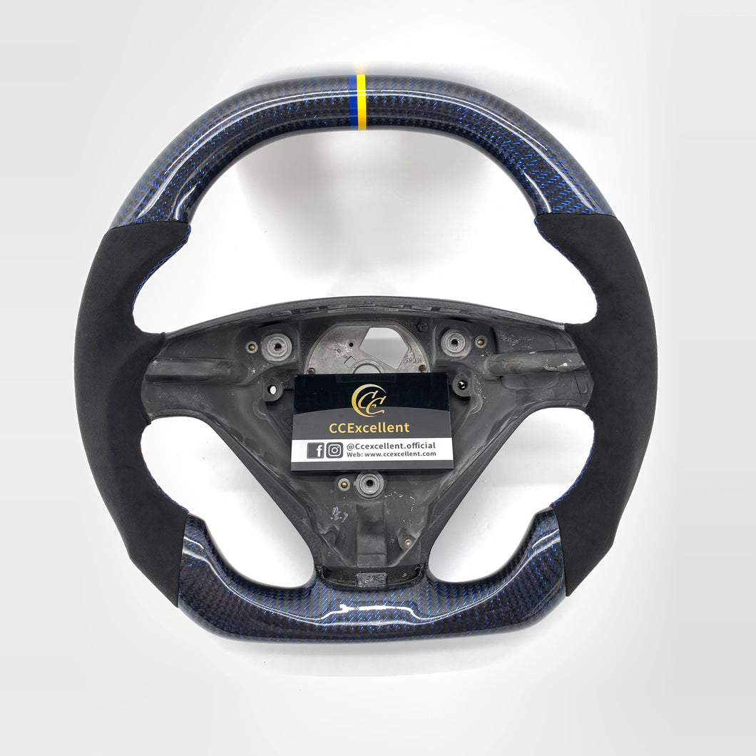 CCexcellent For S60 2005 2006 2007 2008 2009 volvo carbon fiber steering wheel with alcantara
