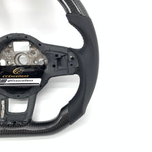 Load image into Gallery viewer, CCexcellent For 2015/2016/2017/2018/2019 Volkswagen MK7/MK7R/MK7GTI//GOLF MK7/GOLF7GIT carbon fiber steering wheel with blue stitching
