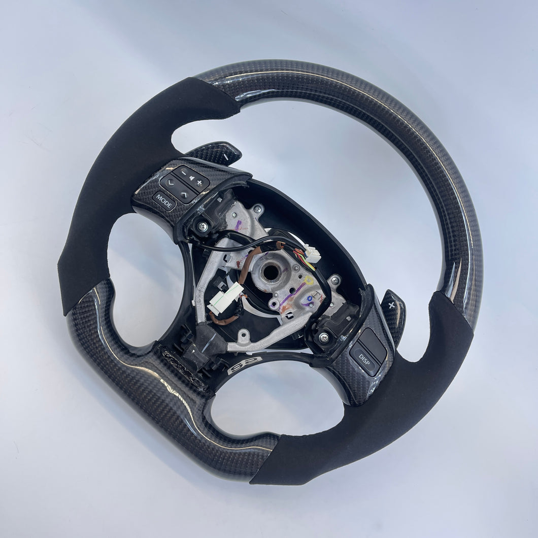 CCExcellent for Lexus IS250 /300 /350 2006-2013 carbon fiber steering wheel with paddle shifters