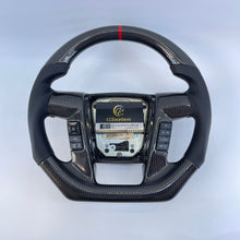 Load image into Gallery viewer, CCExcellent For Ford F150 Raptor 2010-2014 Carbon Fiber Steering Wheel with red stripe

