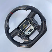 Load image into Gallery viewer, CCExcellent For Ford F150 Raptor 2010-2014 Carbon Fiber Steering Wheel with red stripe
