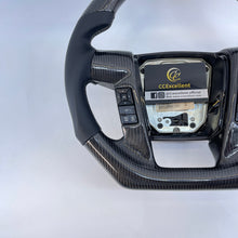 Load image into Gallery viewer, CCExcellent For Ford F150 Raptor 2010-2014 Carbon Fiber Steering Wheel with red stripe
