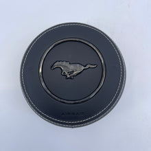 Load image into Gallery viewer, CCExcellent For 2017–2023 Ford Mustang LED Airbag Cover with gloss forged carbon fiber Logo

