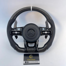 Load image into Gallery viewer, CCexcellent For Mercedes-Benz AMG Custom Upgrad Real Carbon Fiber Steering Wheel W/Buttons
