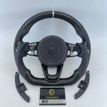 Load image into Gallery viewer, CCExcellent For Acura TLX 2021+ Carbon Fiber Alcantara Steering Wheel with Airbag cover and Shift paddles
