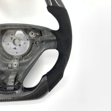Load image into Gallery viewer, CCexcellent For S60 2005 2006 2007 2008 2009 Volvo carbon fiber steering wheel with blue stripe
