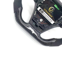 Load image into Gallery viewer, CCexcellent For S40-2018 volvo carbon fiber steering wheel with white tripe
