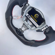 Load image into Gallery viewer, CCExcellent For Nissan 370Z Nismo/Juke/Z34 /Maxima/infiniti real carbon fiber steering wheel with LED
