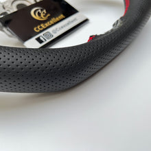 Load image into Gallery viewer, CCexcellent For 11th Gen/2022-2023 Honda Civic carbon fiber steering wheel with perforated leather sides
