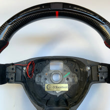 Load image into Gallery viewer, CCexcellent For Volkswagen Golf 5 R32 MK5 GTI Carbon Fiber Steering Wheel With RPM LED
