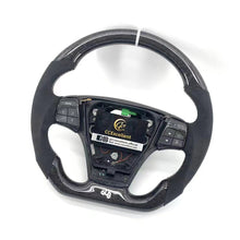 Load image into Gallery viewer, CCexcellent For S40-2018 volvo carbon fiber steering wheel with white tripe
