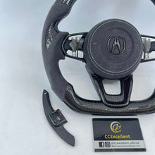 Load image into Gallery viewer, CCExcellent For Acura TLX 2021+ Carbon Fiber Alcantara Steering Wheel with Airbag cover and Shift paddles
