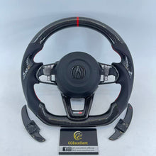 Load image into Gallery viewer, CCExcellent For Acura TLX 2021+ Carbon Fiber Alcantara Steering Wheel with Airbag cover and Shift paddles
