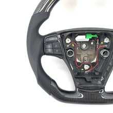 Load image into Gallery viewer, CCexcellent For S40-2018 volvo carbon fiber steering wheel with perforated leather
